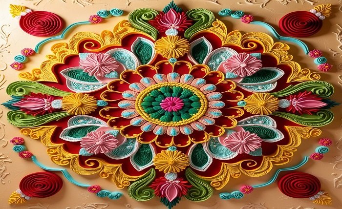 attractive 3d rangoli designs