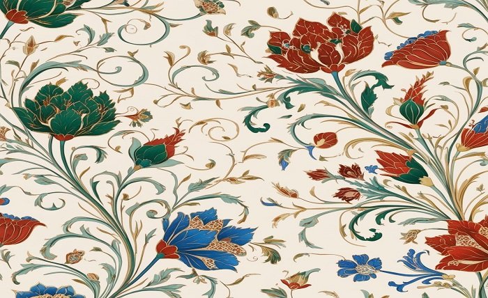 mughal floral motifs