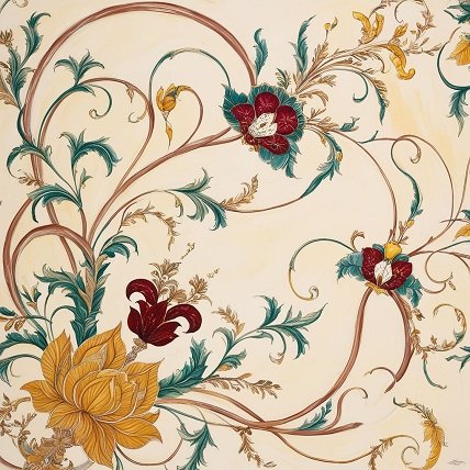 mughal floral motifs