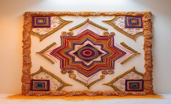 simple rangoli designs for home