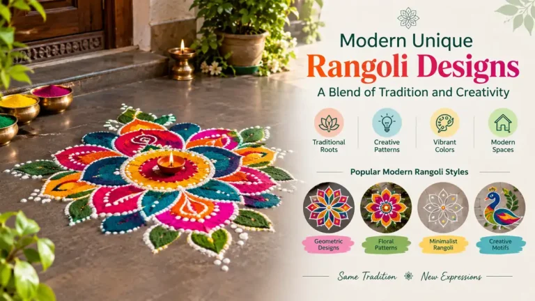 modern unique rangoli designs