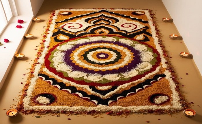 new rangoli designs easy