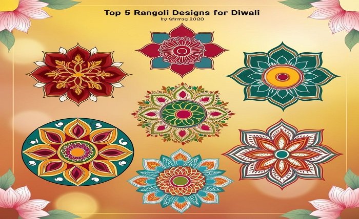 top 5 rangoli designs for diwali