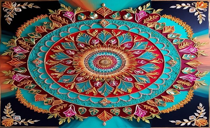 creative unique rangoli designs