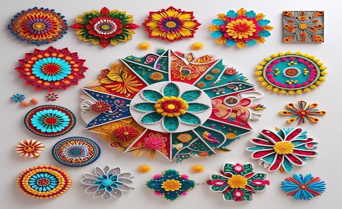 simple unique rangoli designs