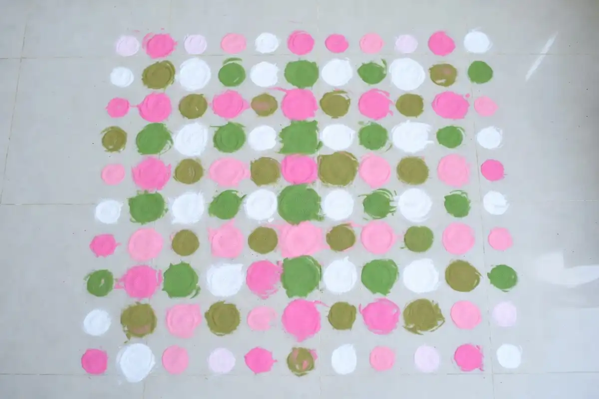 Simple and easy rangoli design for Diwali 2025 suitable for beginners