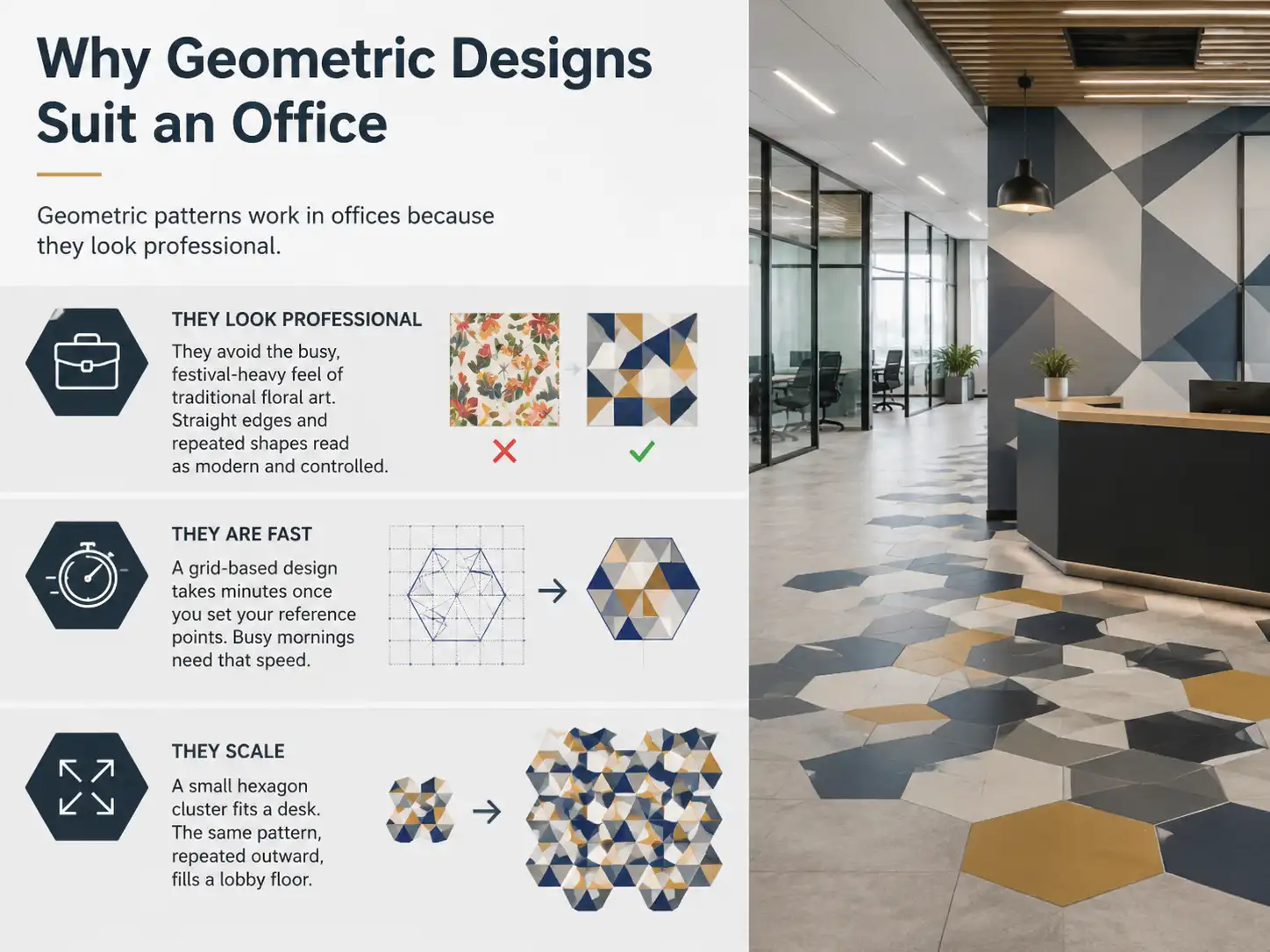 Why Geometric Designs Suit an Office